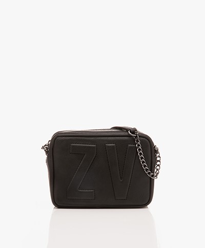 Zadig & Voltaire XS Boxy Initial Shoulder Bag - Black