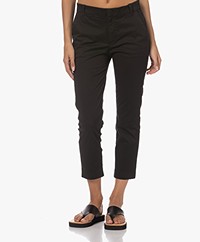 Vince Stretch-Cotton Twill Chinos - Black
