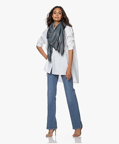 Zadig & Voltaire Kerry Jacquard Spark Lurex Scarf - Ice