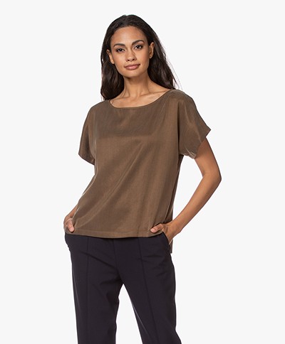 Drykorn Somia Cupromix Blouse - Earth 