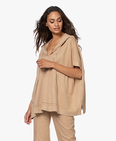 Repeat Oversized Knitted Sweater - Camel