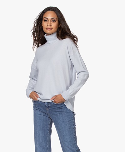 Closed Wool and Cashmere Turtleneck Sweater - Arctic Ice