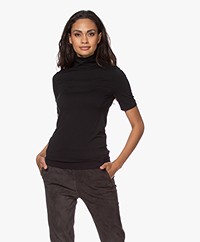 Wolford Aurora Cradle-to-Cradle Colshirt - Zwart