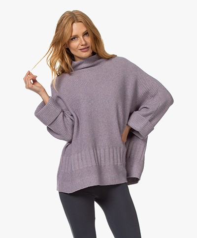 Repeat Oversized Wool and Cashmere Sweater - Opal