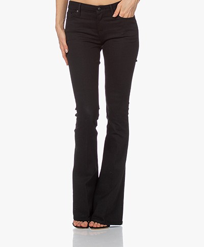 Denham Farrah Super Flare Fit Jeans - Black
