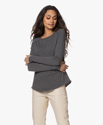 American Vintage Sonoma Slub Sweatshirt - Greyish Melange