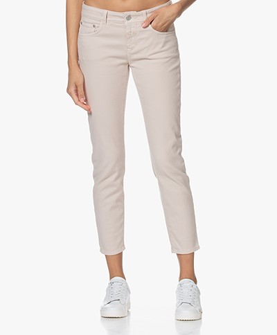 Closed Baker Mid-rise Slim-fit Twill Pants - Lychee