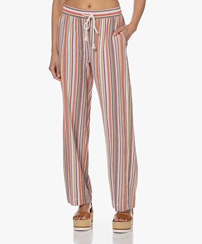 XÍRENA Harper Multi-Color Striped Loose-Fit Pants - Horizon