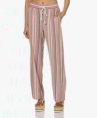 XÍRENA Harper Multi-Color Gestreepte Loose-Fit Broek - Horizon