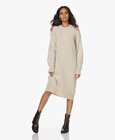 Filippa K Addison Knitted Cashmere Mix Dress - Soft Beige