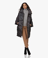 Closed Elmont Recycled Knee-length Coat - After Dark