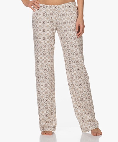 HANRO Loungy Nights Jersey Pajama Pants - Cozy Ornament