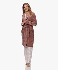HANRO Favourites Stretch Velours Badjas - Silent Pink