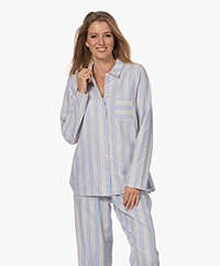 HANRO Loungy Nights Tijkstreep Pyjamajasje - Soft Stripe