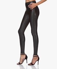 SPANX® Ready-to-Wow! Faux Leather Leggings - Black