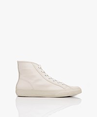 RE/DONE 90S High Top Leren Sneakers - Vintage White