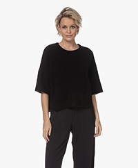 Filippa K Wool-Yak Blend Sweater - Black