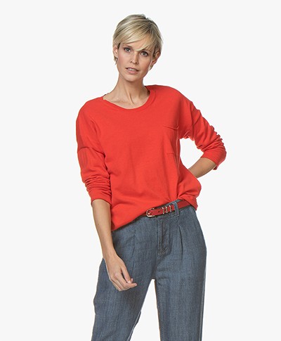 Closed Cotton and Cashmere Sweater - Red