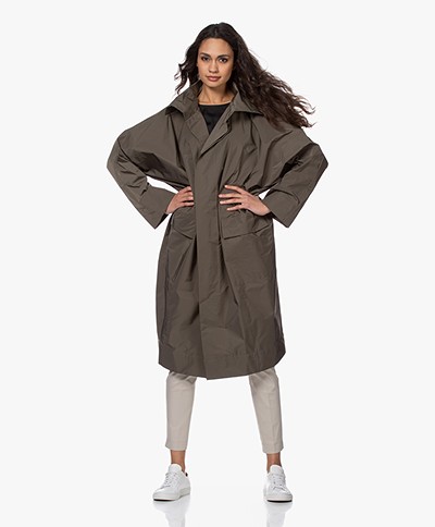 Woman by Earn Ivy Oversized Parka - Army