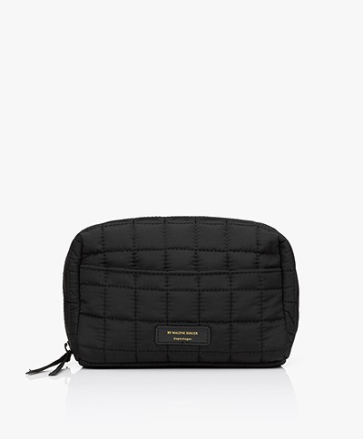 By Malene Birger Alwaysfull Quilted Cosmetic Case - Black