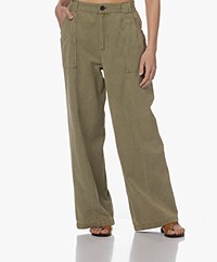 Rails Greer Loose-fit Cotton-Lyocell Pants - Canteen