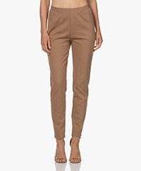 LaSalle Ponte Jersey Pantalon - Walnut