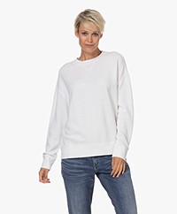 Vince Essential French Terry Sweatshirt - Optic White