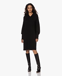 Repeat Wool and Cashmere Dress - Black