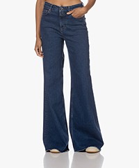 Closed Glow-Up Flared Stretch Jeans - Donkerblauw
