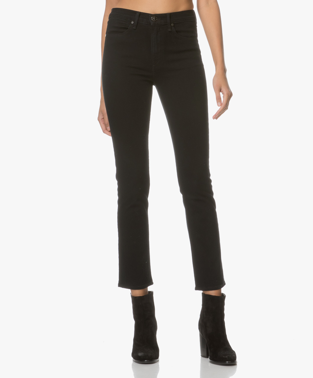 black cigarette jeans