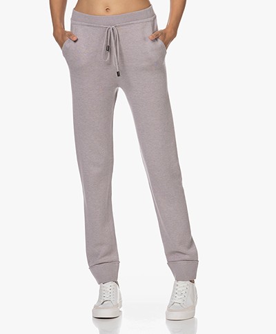 Repeat Knitted Cotton Blend Sweatpants - Shell