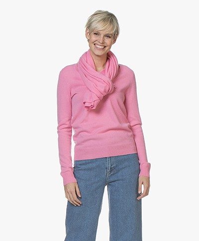 Repeat Cashmere Scarf - Pink