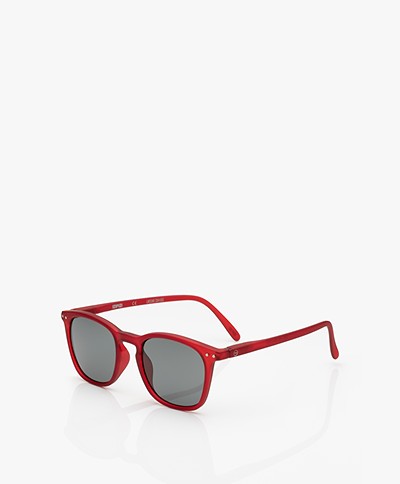 IZIPIZI SUN #E Sunglasses - Red Crystal/Grey Lenses