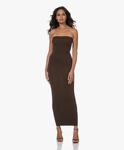 Wolford Fatal 4-in-1 Microvezel Jersey Jurk - Umber 