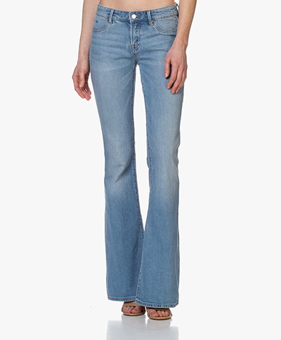 Denham Farrah Miami Flare Fit Jeans - Light Blue