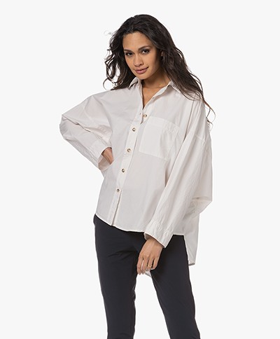 Penn&Ink N.Y Oversized Batwing Blouse - Icing