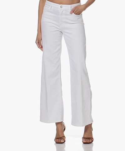 FRAME Le Slim Palazzo Stretch Jeans - Wit