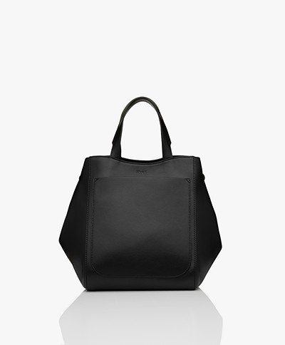 Filippa K Shelby Mini Bucket Leather Bag - Zwart