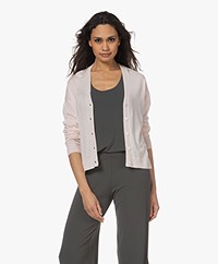 no man's land Merinowollen Doorknoop Vest - Soft Peach