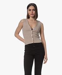 Rails Rosa Knitted Gilet Top - Oatmeal