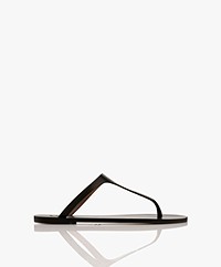 ATP Atelier Pesche Vacchetta Leather Toe Sandals - Black