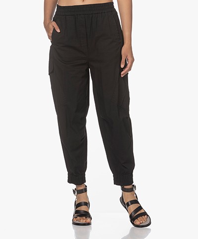 Drykorn Save Loose-fit Twill Utility Pants - Black