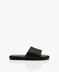 Filippa K Marin Slide Leather Sandals - Black