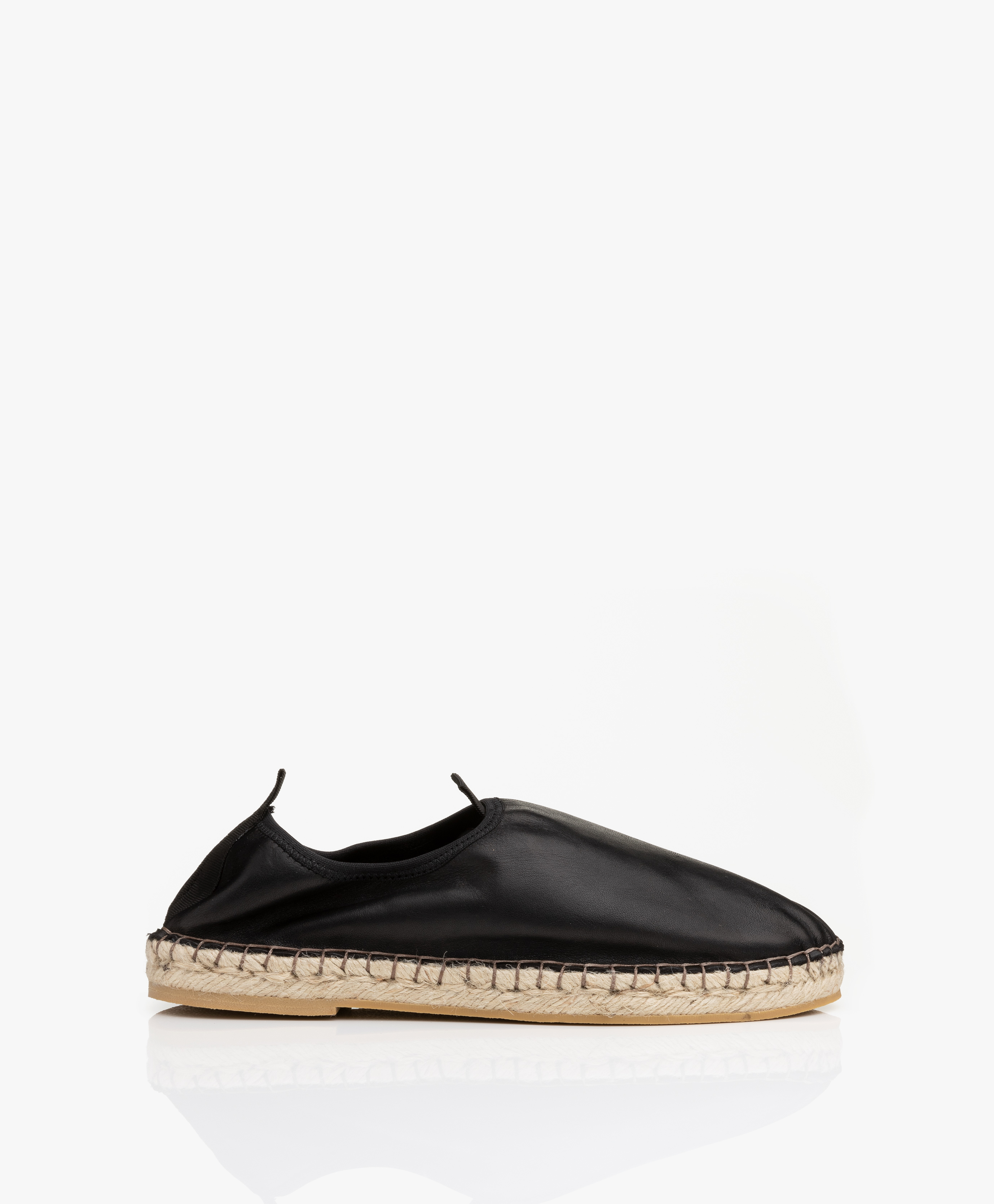 black espadrille shoes