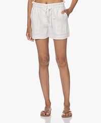 Rails Foster Linen Paperbag Shorts - White