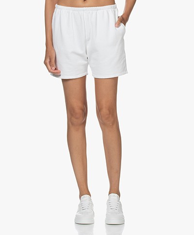 American Vintage Ekowood Organic Cotton Blend Shorts - White
