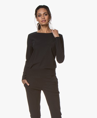 Woman by Earn Denise Tech Jersey Long Sleeve - Black