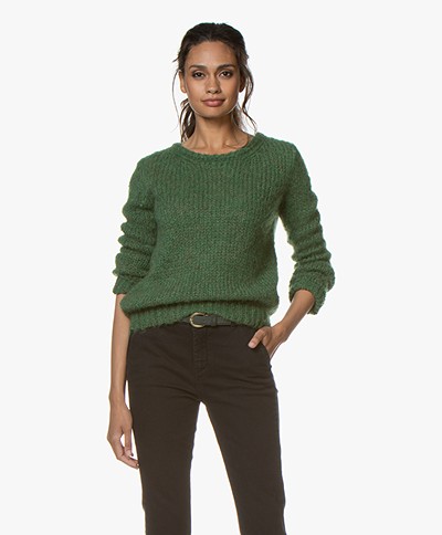 American Vintage Manina Wool Blend Sweater - Spring Melange