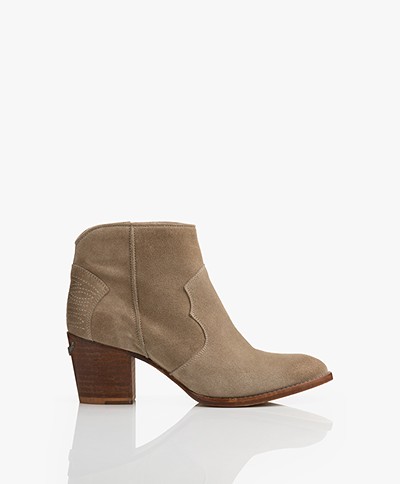 Krankzinnigheid knop boeket Zadig & Voltaire Molly Suede Ankle Boots -Taupe - molly | pwgak1705f