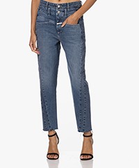 Closed Curved-X Jeans met Dubbele Tailleband - Middenblauw